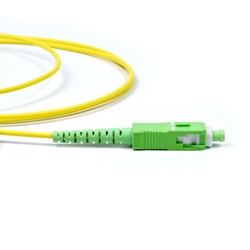 OS2 LC/UPC to SC/APC Simplex Optical Fiber Patch Cord - Image 3