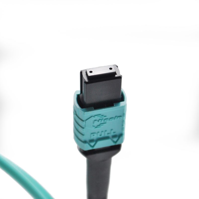 MPO to MPO OM3 Female，8 Fiber Optical Fiber Cable Type B - Image 3