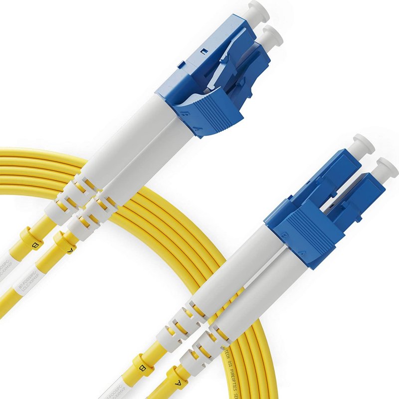LC/UPC to LC/UPC Singlemode Duplex Optical Fiber Patch Cord - Image 2